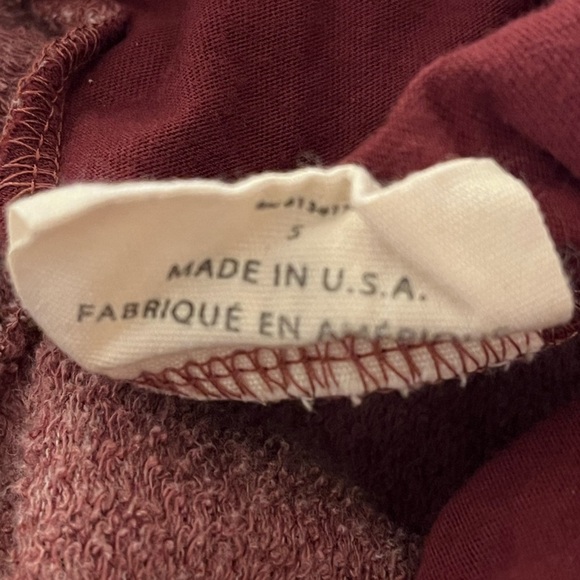 MeUndies French Terry Heather Burgundy Joggers or Sweatpants Size Small - Picture 15 of 15